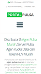 Mobile Screenshot of portalpulsa.com